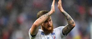 Es heißt jetzt Abschiednehmen. Auch für Islands Aron Gunnarsson.