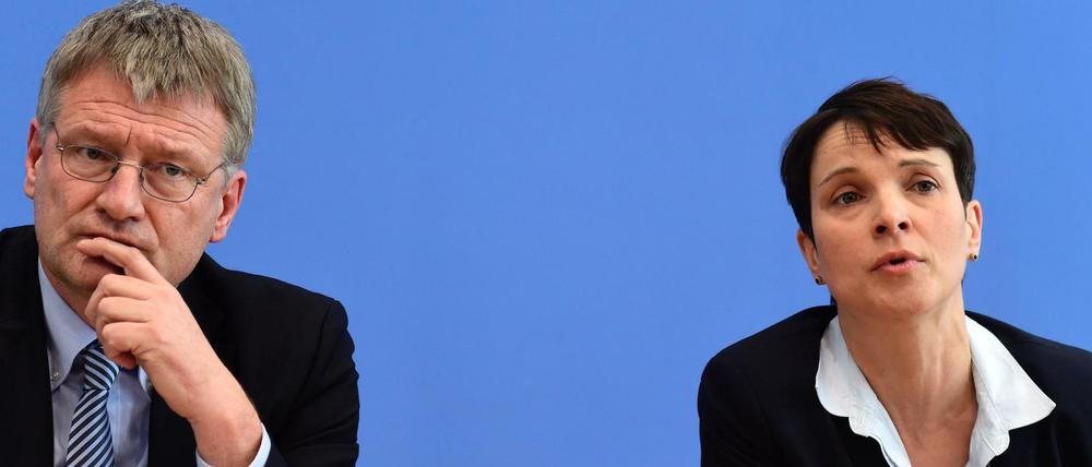 Frauke Petry (rechts) und Jörg Meuthen.