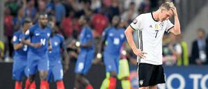 Einsamer Anführer: Bastian Schweinsteiger.