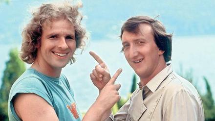 Die Vorbilder: Die Originalnasen Thomas Gottschalk und Mike Krüger.
