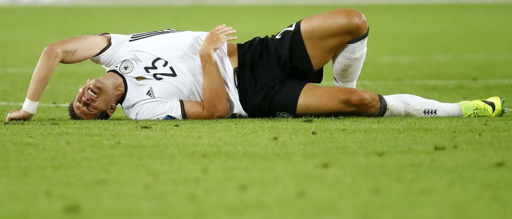 Großer Frust und Schmerz bei Mario Gomez.