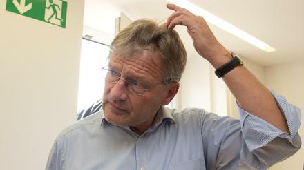Jörg Meuthen, der Vorsitzende der Fraktion der Partei Alternative für Deutschland (AfD) im Landtag von Baden-Württemberg am 5. Juli 2016 in Stuttgart.
