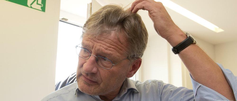 Jörg Meuthen, der Vorsitzende der Fraktion der Partei Alternative für Deutschland (AfD) im Landtag von Baden-Württemberg am 5. Juli 2016 in Stuttgart.