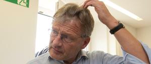 Jörg Meuthen, der Vorsitzende der Fraktion der Partei Alternative für Deutschland (AfD) im Landtag von Baden-Württemberg am 5. Juli 2016 in Stuttgart.
