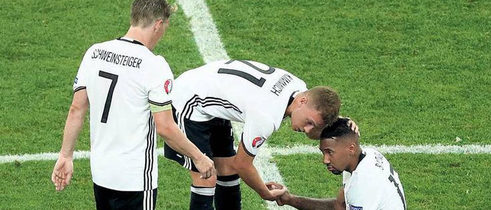 Sitzriese. Jerome Boateng