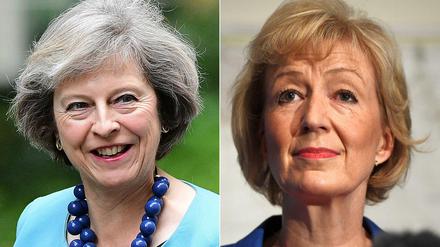 Setzten sich gegen Michael Gove durch: Theresa May und Andrea Leadsom. Eine von ihnen wird Premierministerin.
