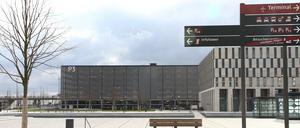 Das Parkhaus P3 (links im Bild) ist eröffnet.