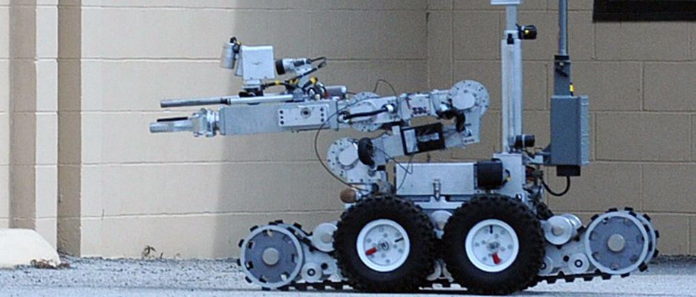 Mit einem ähnlichen Roboter schaltete die Polizei in Dallas einen Verdächtigen aus.