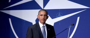 US-Präsident Barack Obama beim Nato-Gipfel in Warschau.