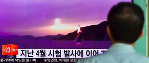 Nordkorea hat von einem U-Boot aus eine Rakete gestartet