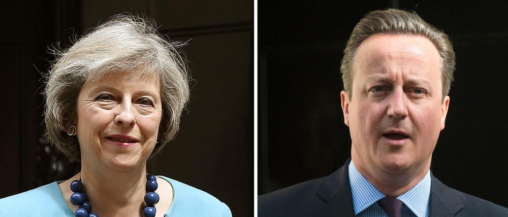 Theresa May wird am Mittwoch den zurückgetretenen Premierminister David Cameron in der Downing Street Nummer 10 in London ablösen.