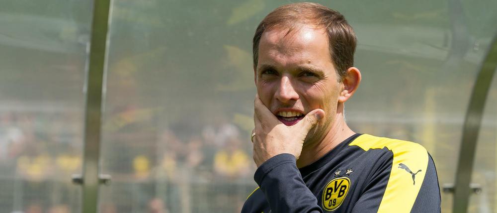 Skeptisch: Thomas Tuchel steht mit Borussia Dortmund nach prominenten Abgängen eine Saison mit vielen Unwägbarkeiten bevor.