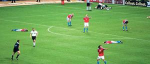 Deutschland - Tschechien bei der EM 1996 und das Golden Goal in der 95. Minute.