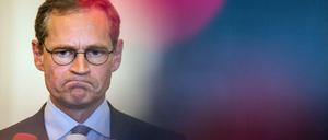 Berlins Regierender Bürgermeister Michael Müller (SPD), Spitzenkandidat seiner Partei bei der Abgeordnetenhauswahl. 