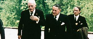Knut Hamsun auf dem Obersalzberg.