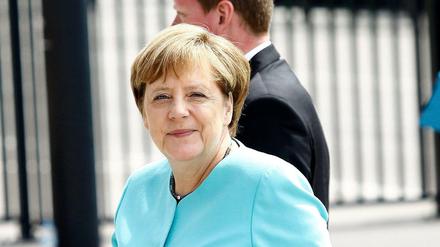 Angela Merkel beim Nato-Gipfel in Warschau.