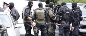 Polizeieinsatz mit SEK in Stuttgart-Ost am Montag. 