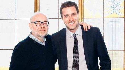 Harmonischer Wechsel. Jürgen Flimm mit Nachfolger Matthias Schulz. 