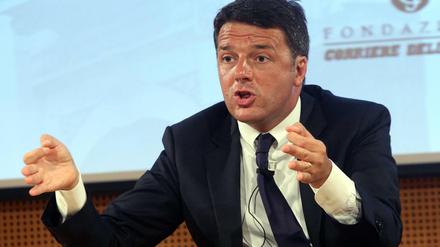 Matteo Renzi, Ministerpräsident Italiens, will die maroden Banken des Landes mit Staatsgeld retten.