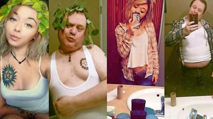 Wie aus dem Gesicht geschnitten: Chris Martin verkleidet sich als seine Tochter Cassie.