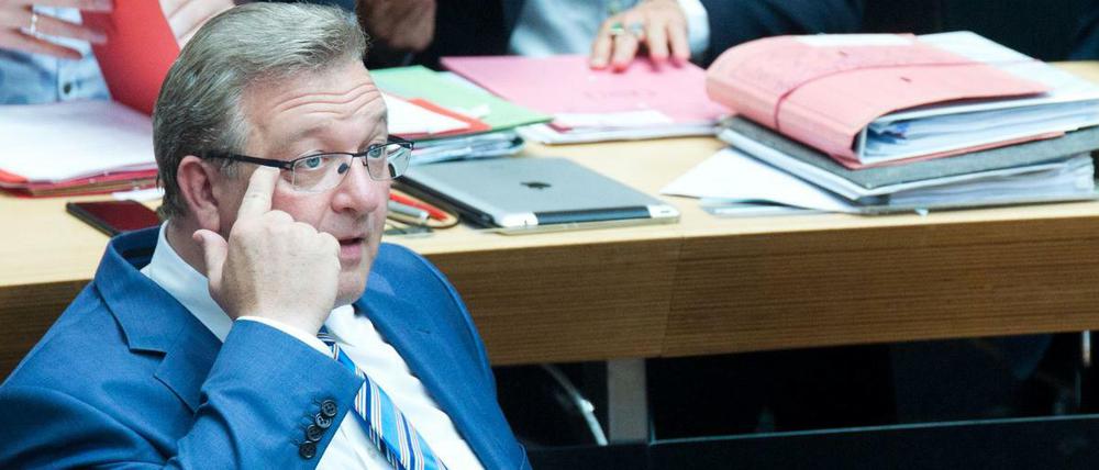 Ein Desaster. Berlins Innensenator Frank Henkel (CDU). 