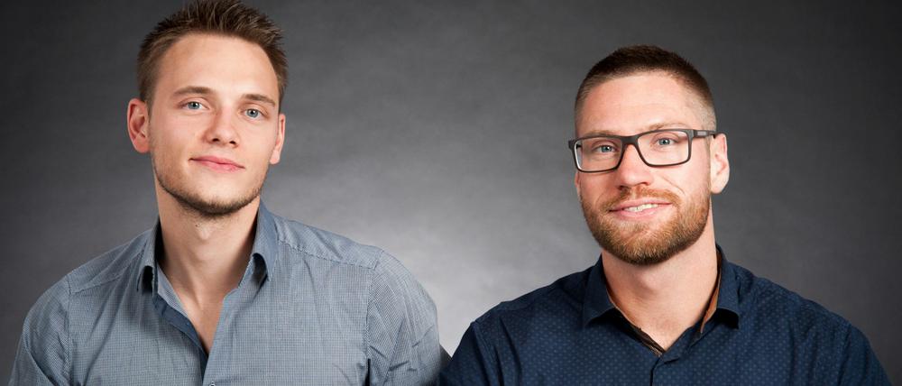 Justus Klocke (l.) und Jonathan Kohl von Renovinga