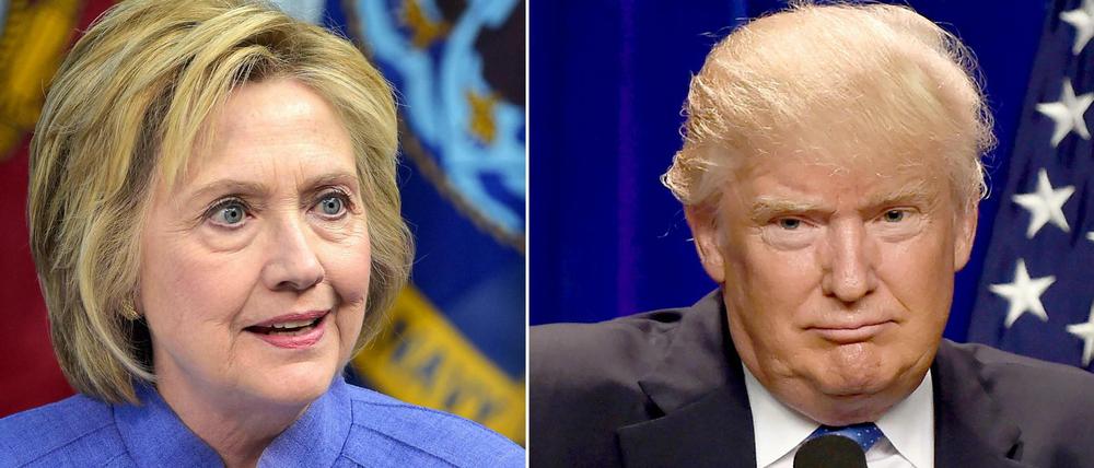 Hillary Clinton, Donald Trump.