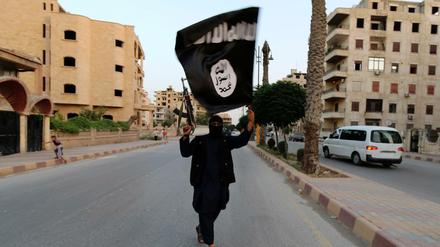 Ein IS-Kämpfer in Syrien