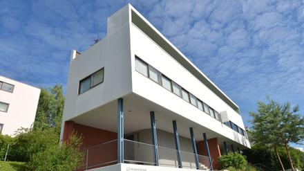 Das Le Corbusier Haus der Weissenhofsiedlung in Stuttgart (Baden-Württemberg). 