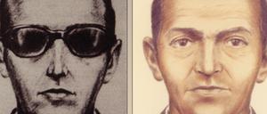 Mit diesen Fahndungszeichnungen suchte das FBI seit 1971 nach einem Flugzeugentführer, der sich D.B. Cooper nannte.