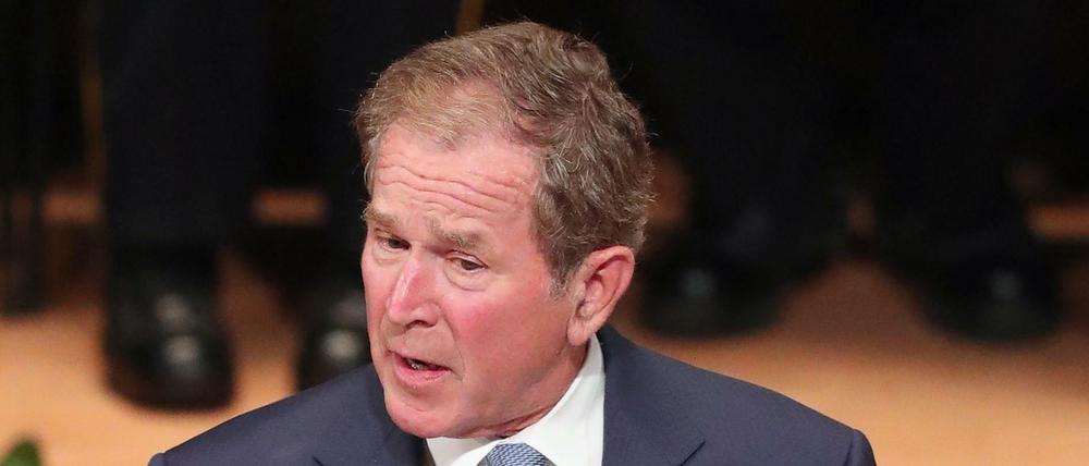 War einmal US-Präsident: George W. Bush. 