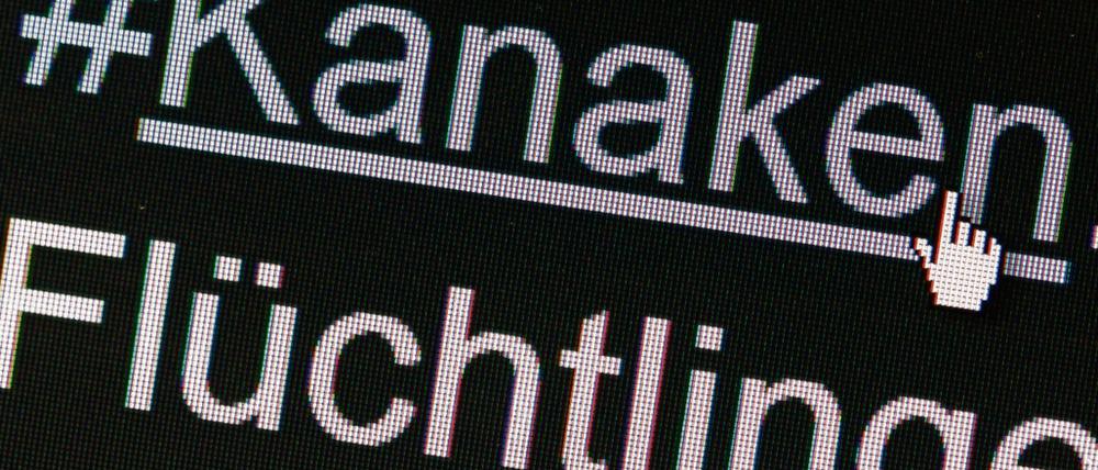 Hass im Internet: Die Fallzahlen sind im Zusammenhang mit der Flüchtlingsdebatte deutlich gestiegen