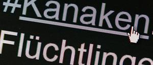 Hass im Internet: Die Fallzahlen sind im Zusammenhang mit der Flüchtlingsdebatte deutlich gestiegen