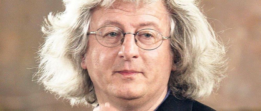 Der ungarische Schriftsteller und Friedenspreistraeger Péter Esterházy (1950-2016).