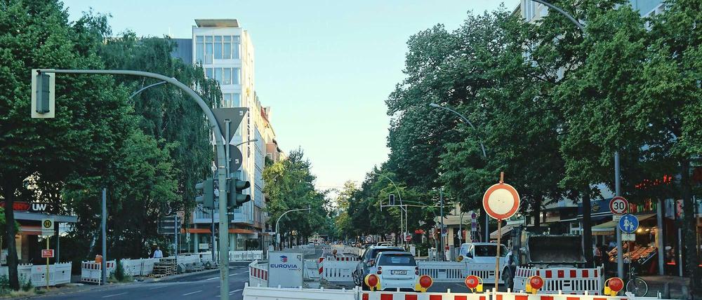 Damit soll es ab Mittwoch vorbei sein. Die Baustelle in der Konstanzer Straße neben dem Olivaer Platz.