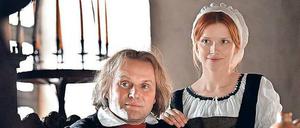 Derzeit dreht Devid Striesow einen Luther-Film, seine Katharina ist Karoline Schuch.