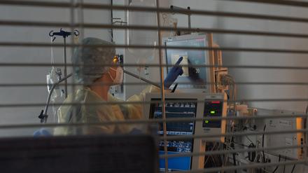 Auf der Corona-Intensivstation.