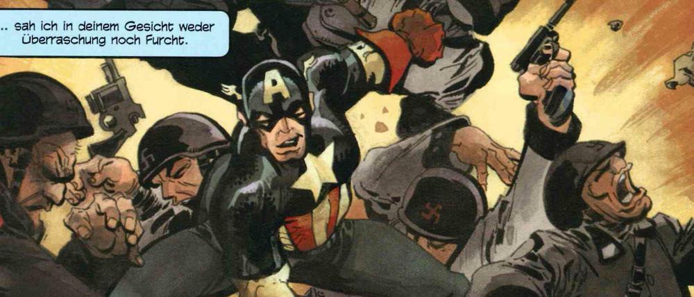 In guter Gesellschaft. Vor "Captain America: White" veröffentlichten Jeph Loeb und Tim Sale „Daredevil: Gelb“, „Spider-Man: Blau“ und „Hulk: Grau“. 