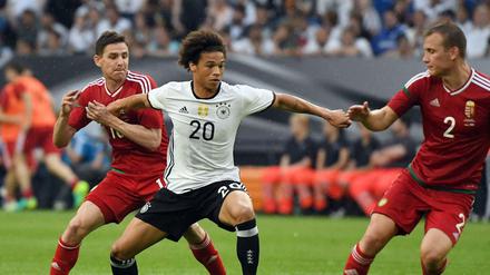 Leroy Sané im Testspiel gegen Ungarn Anfang Juni.  