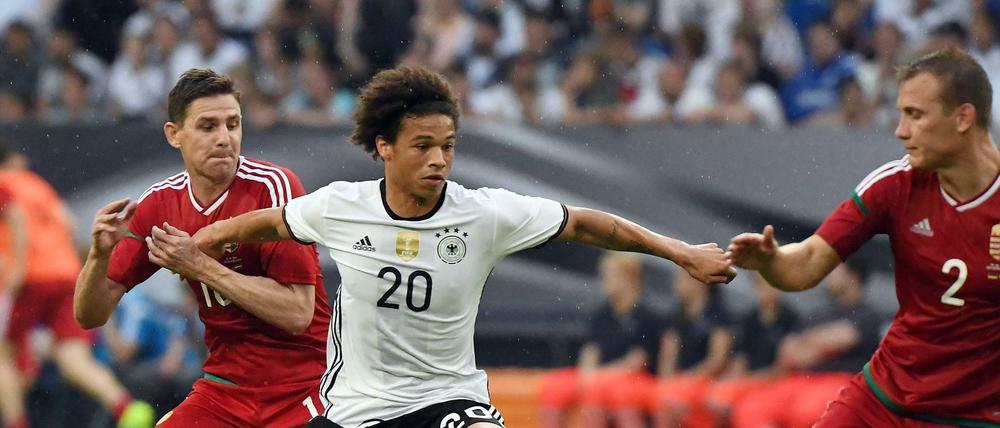 Leroy Sané im Testspiel gegen Ungarn Anfang Juni.