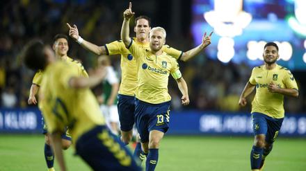 Bröndby setzte sich in der zweiten Qualifikationsrunde gegen Hibernian Edinburgh durch und trifft nun auf Hertha BSC.