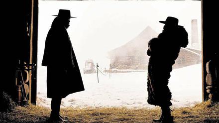 Anachronistische Helden. Szene aus Quentin Tarantinos Spätwestern „The Hateful Eight“. 