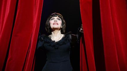 Bonjour, Mademoiselle! Mireille Mathieu 2014 bei einem Konzert in Paris.