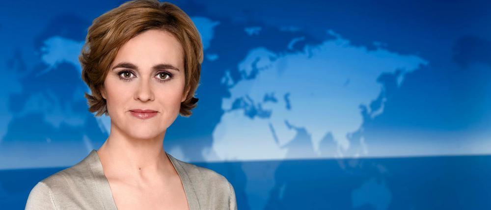 Unruhiger Freitag Abend: "Tagesthemen"-Moderatorin Caren Miosga.