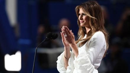 Melania Trump am Montagabend beim Parteitag in Cleveland.