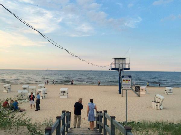 Ankunft an der Ostsee.