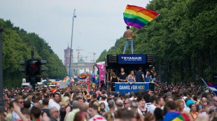 Christopher Street Day 2016 in Berlin.