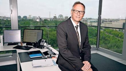 Vor zwei Jahren ist Torsten Hinrichs von Standard &amp; Poor’s zu Scope gewechselt, vom Tanker zum Speedboat, wie er sagt. 