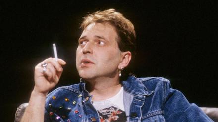 Nach dem Terror: Michael Baumann 1987 in einem Fernsehstudio.