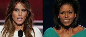 Melania Trump, Michelle Obama.